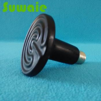 Черен керамичен инфрачервен излъчвател E27